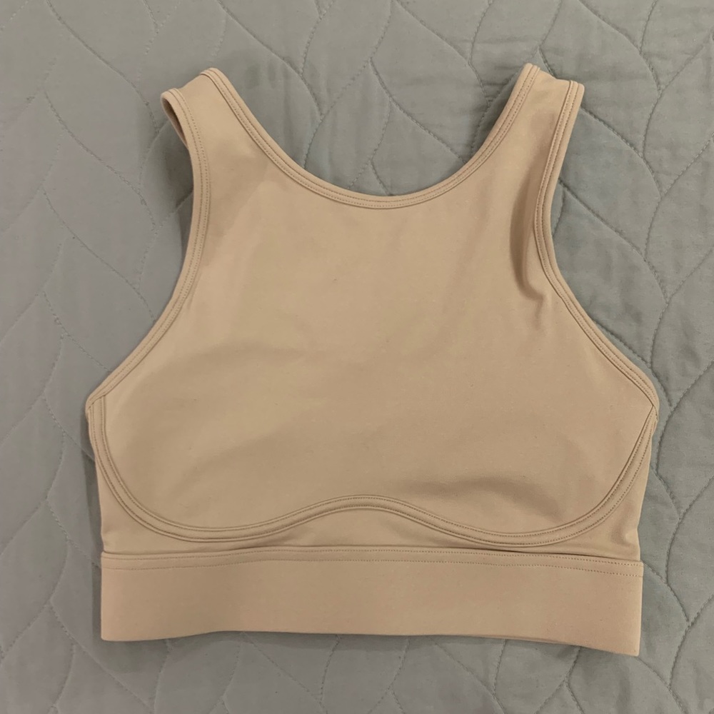Nude sports bra